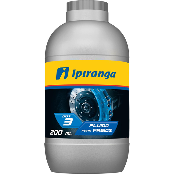 Fluido de Freios Ipiranga 200ml - Dot 3