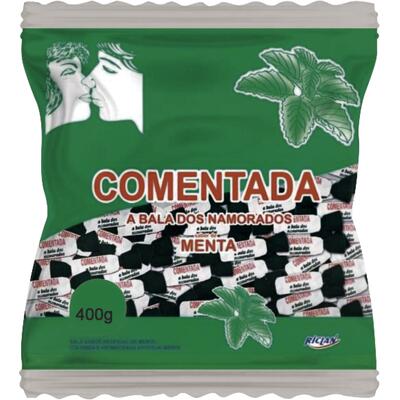 Bala Comentada Menta 400g