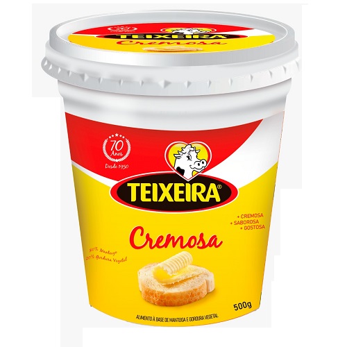 Manteiga Cremosa Teixeira Pote 500g