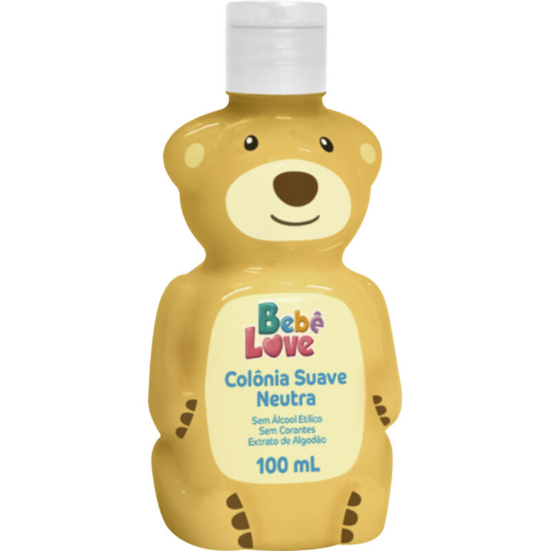 Colônia Infantil Bebê Love Suave 100ml