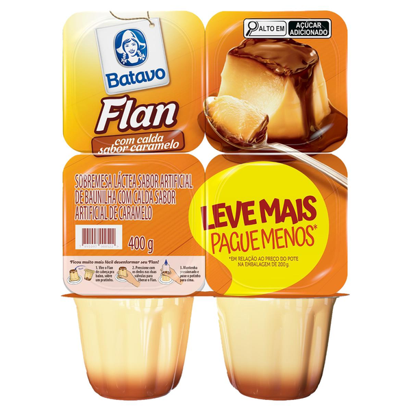 Sobremesa Batavo Flan Caramelo 400g