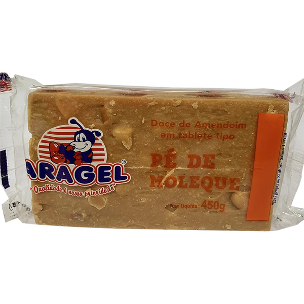 Pé de Moleque Aragel 450g