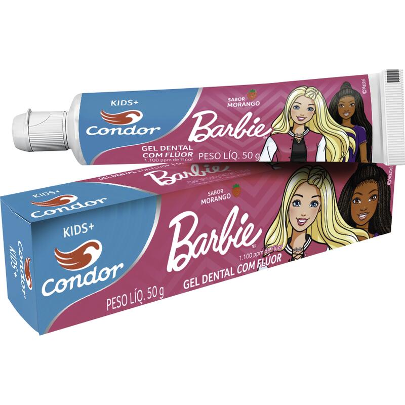 Gel Dental Infantil Condor Barbie Tutti-Frutti 50g