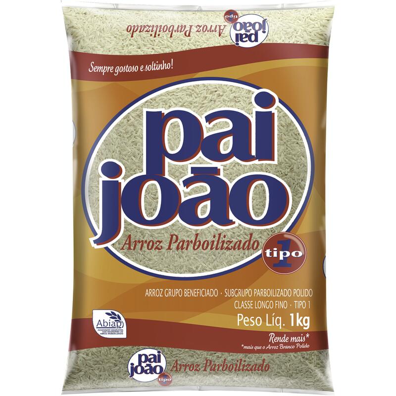 Arroz Pai João Parboilizado - Tipo 1 1kg