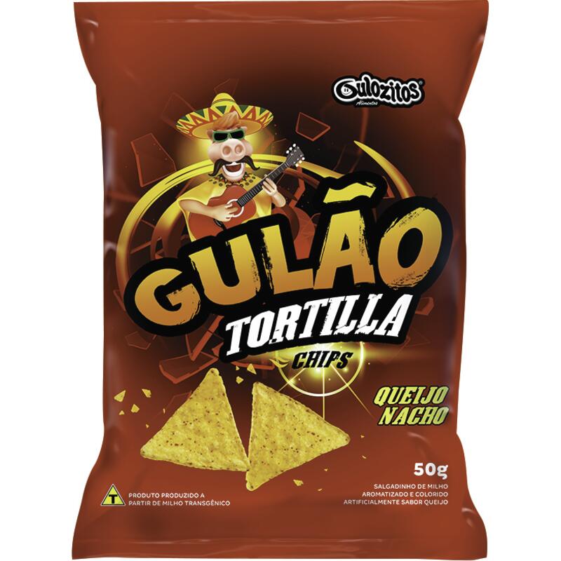 Salgadinho Gulão Tortilha Queijo Nacho 50g
