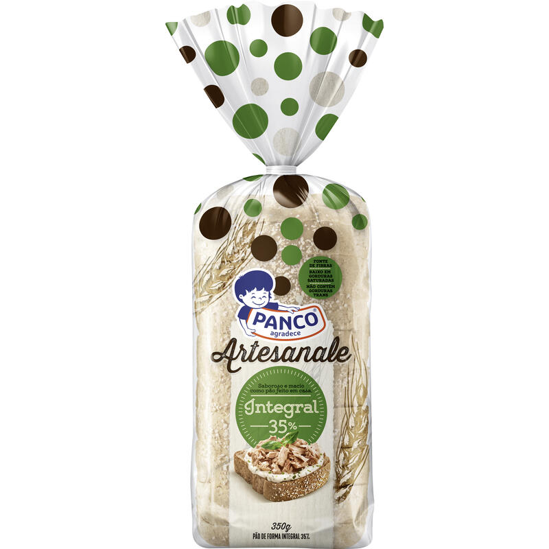 Pão Artesanale Panco Integral 350g