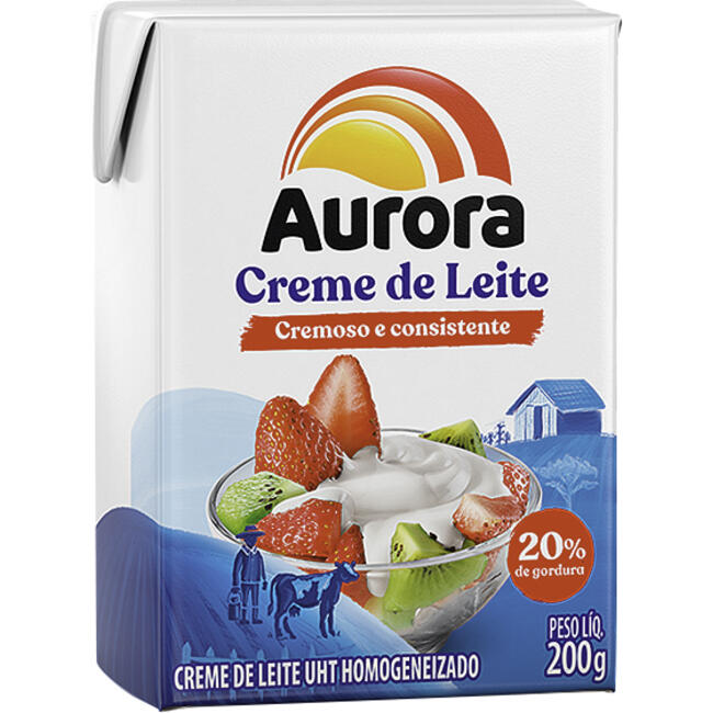 Creme de Leite Aurora 200g