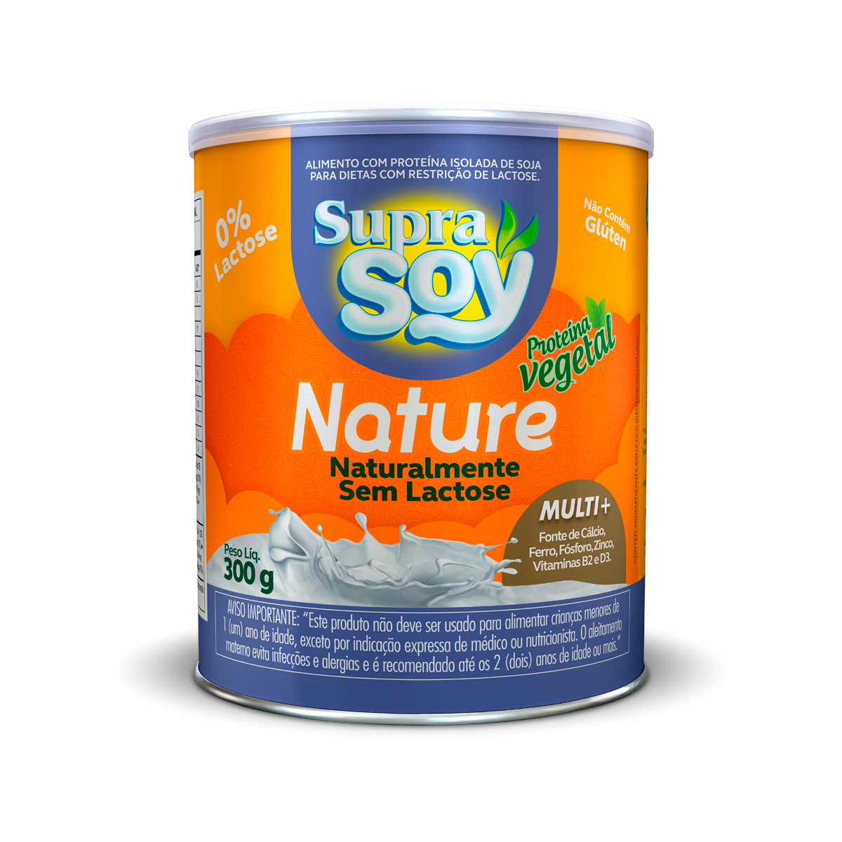 SupraSoy Nature Naturalmente Sem Lactose - 300g