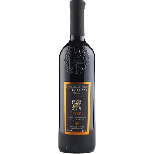 Vinho Italiano Negroamaro Primitivo 750ml - Puglia Sapare