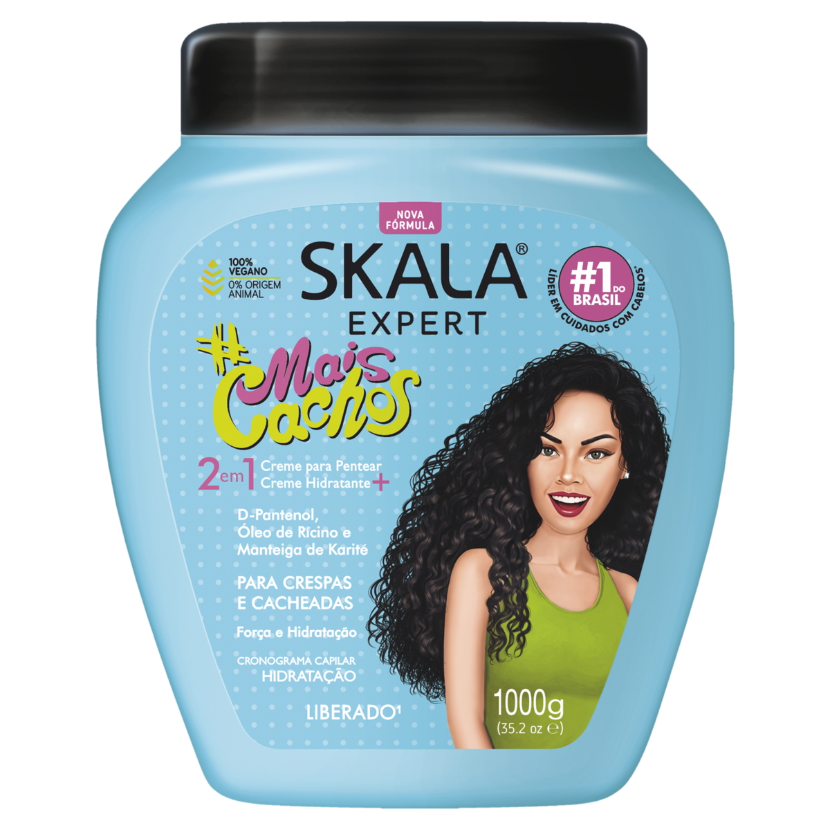 Creme de Tratamento e Pentear Skala Expert #MaisCachos Pote 1000g
