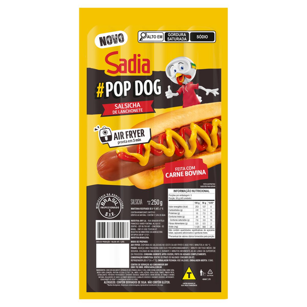 Salsicha #Pop Dog Sadia 250g