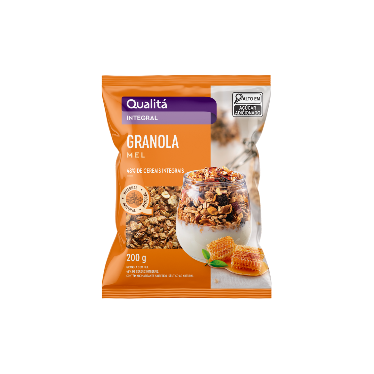 Granola Tradicional com Mel QUALITÁ 200g