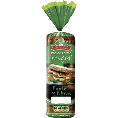 Pão de Forma Delamarie Integral 500g