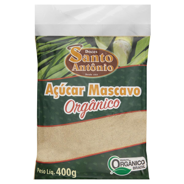 Açúcar Mascavo Santo Antônio 400g - Orgânico