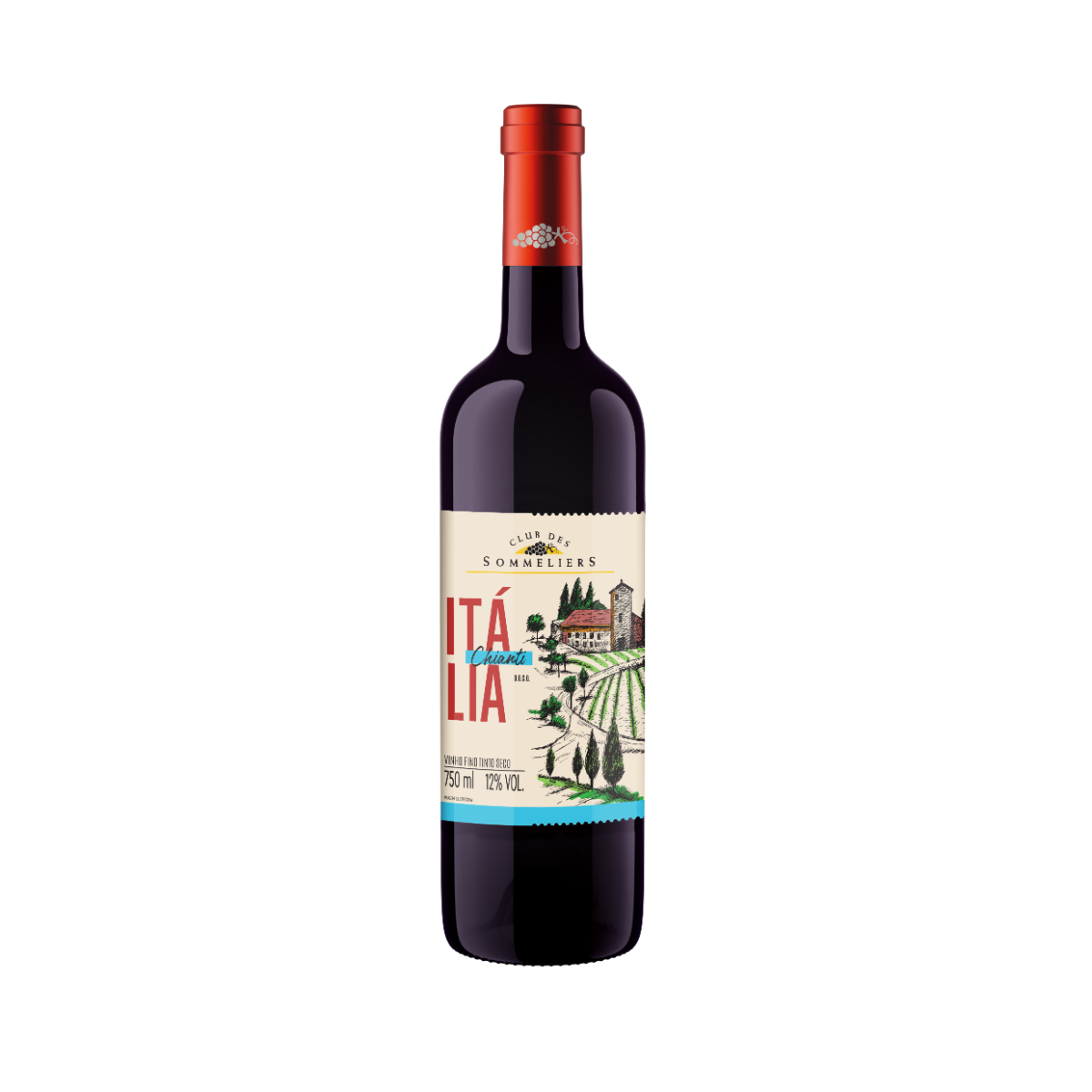 Vinho Tinto Italiano Clube Des Sommeliers Chianti 750ml