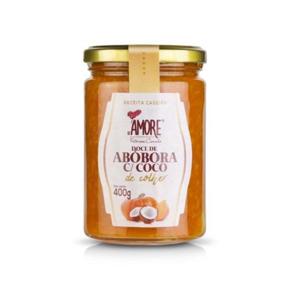 Doce de Abobora Cremoso com Coco Amore 400g