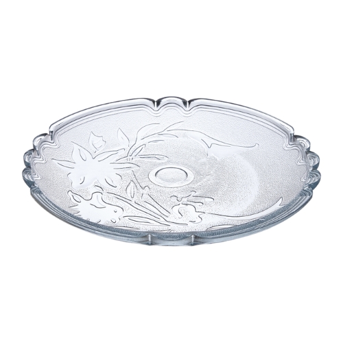 Prato P/bolo Vitazza Flor De Lirio Natural Vtzz