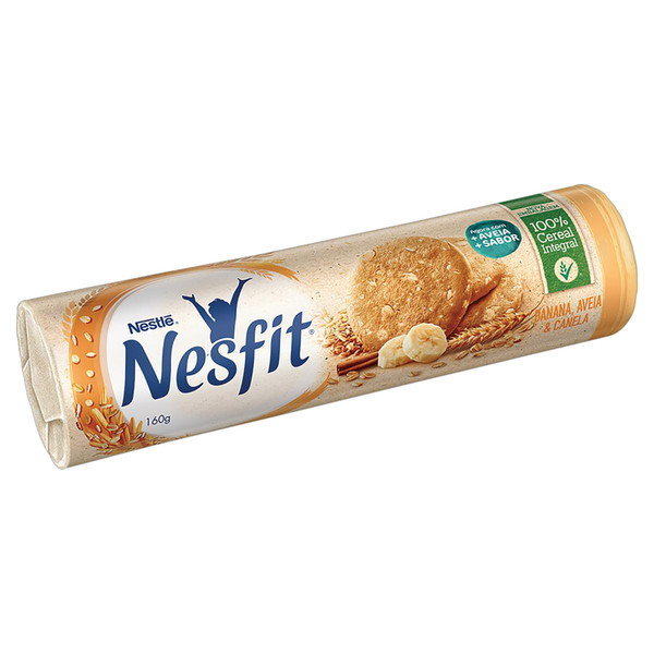 Biscoito Nesfit Banana, Aveia e Canela 160g
