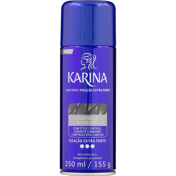 Hair Spray Jato Seco Extraforte Karina Frasco 250ml