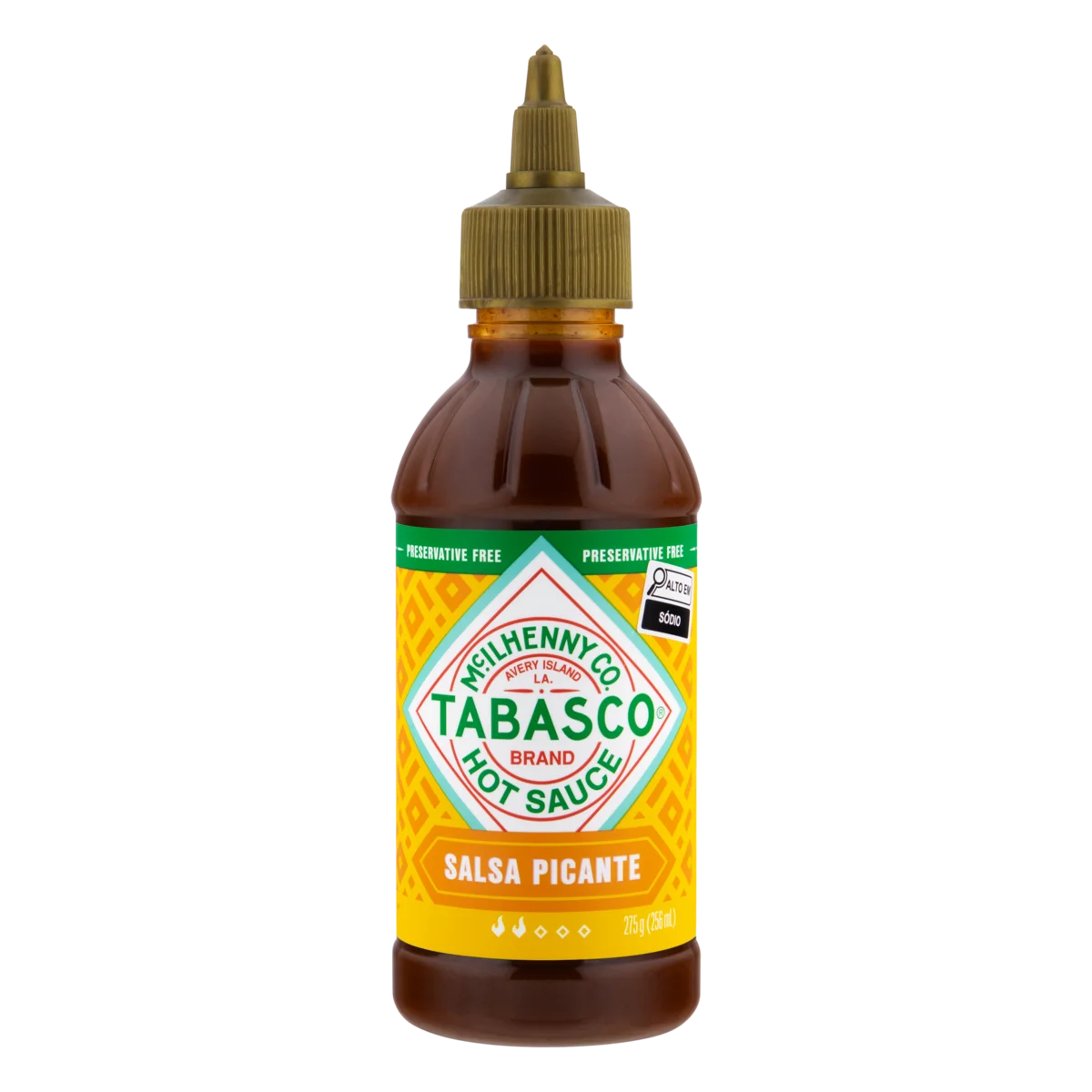 Molho de Pimenta Jalapeño Vermelha Tabasco Squeeze 256ml
