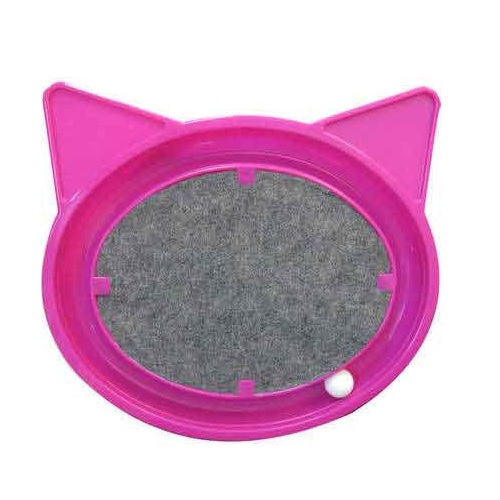 Arranhador Super Cat Relax Pop Rosa 44x39,5x4,5 Cm