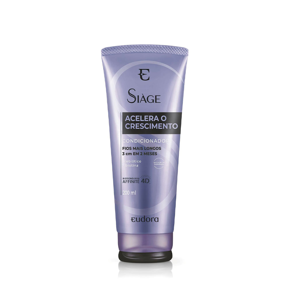 Condicionador de Cabelo EUDORA Siàge Acelera o Crescimento 200ml