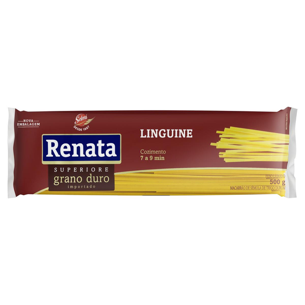 Massa Grano Duro Renata 500g - Linguine