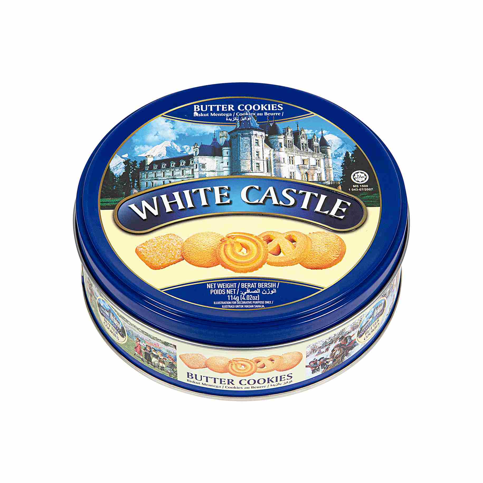 Biscoito Butter Cookies White Castle 114g
