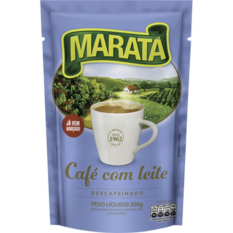 Café com Leite Maratá Descafeinado 200g