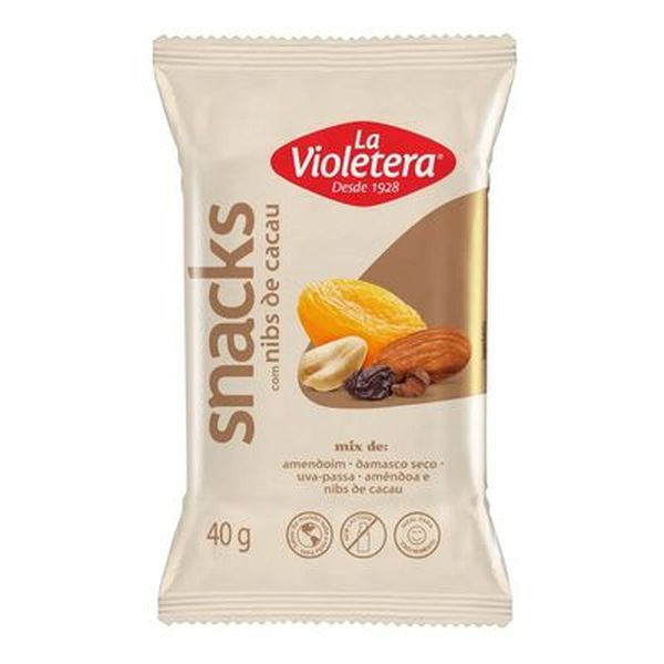 SNACKS NIBS DE CACAU LA VIOLETERA 40G