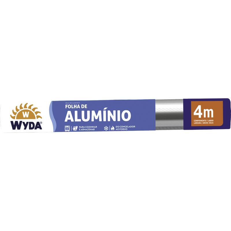 Papel Alumínio Wyda 30x4m Un