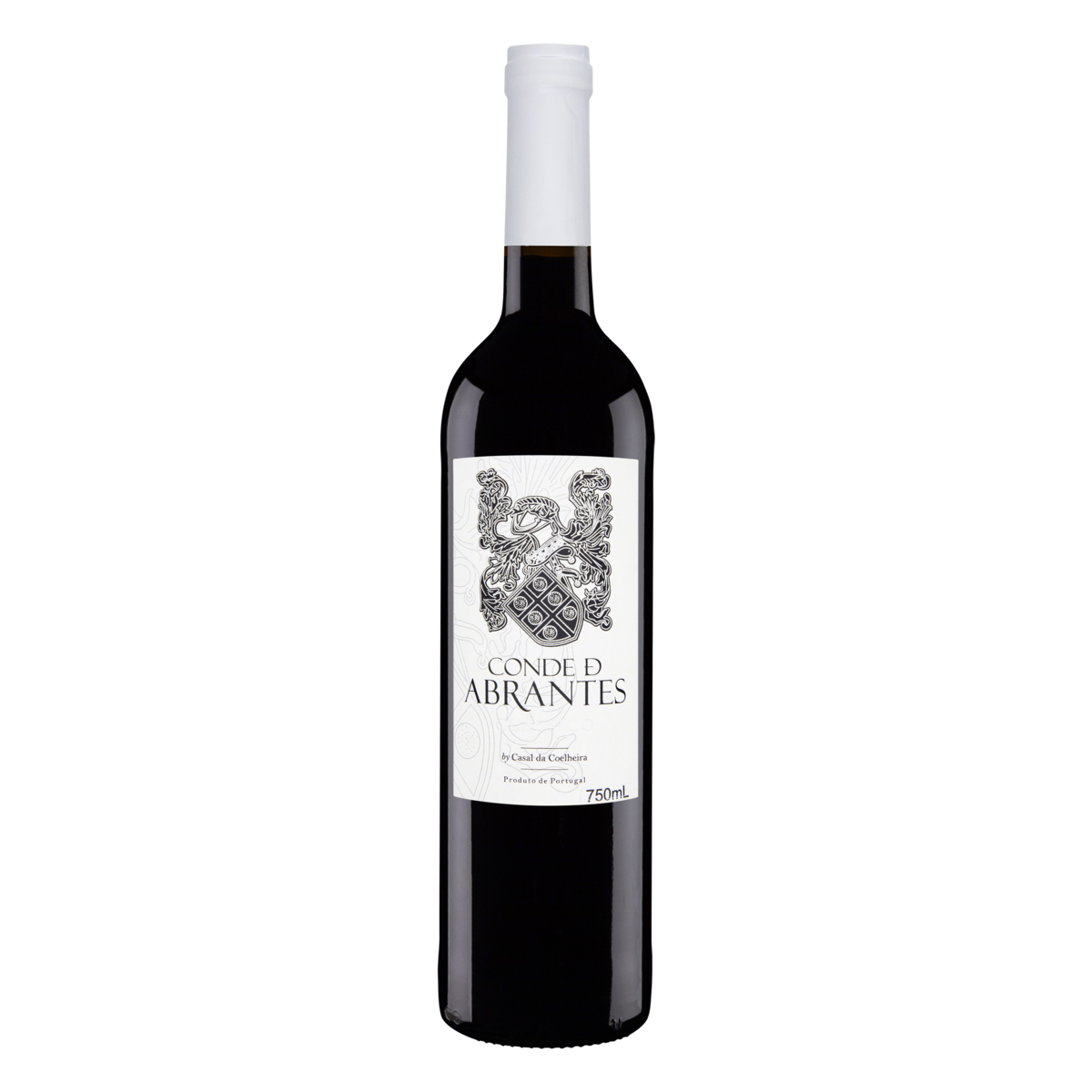 Vinho Português Tinto Seco Clássico Conde D Abrantes Aragonez Syrah Castelão Tejo Garrafa 750ml