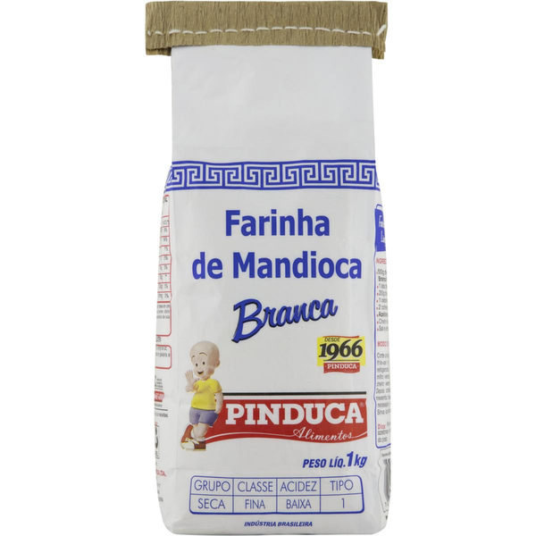Farinha de Mandioca Pinduca Branca 1kg