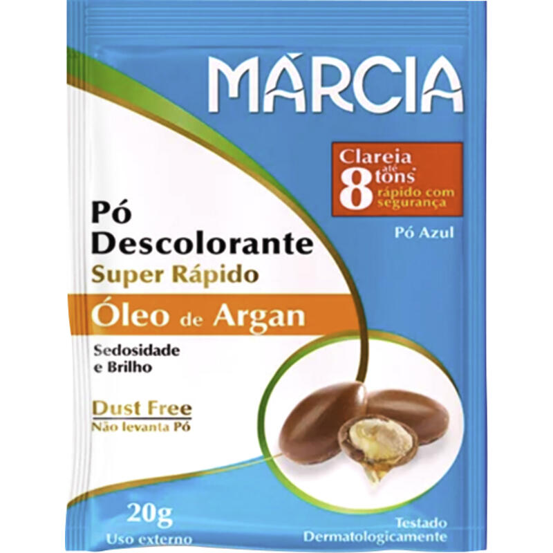 Descolorante em Pó Márcia Óleo de Argan 20g