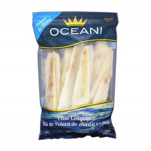 File De Polaca Do Alasca Oceani Congelada