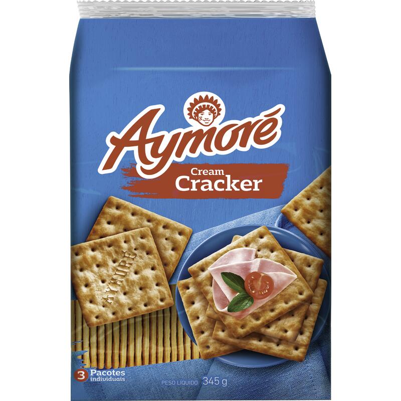 Biscoito Aymoré Cream Cracker 345g