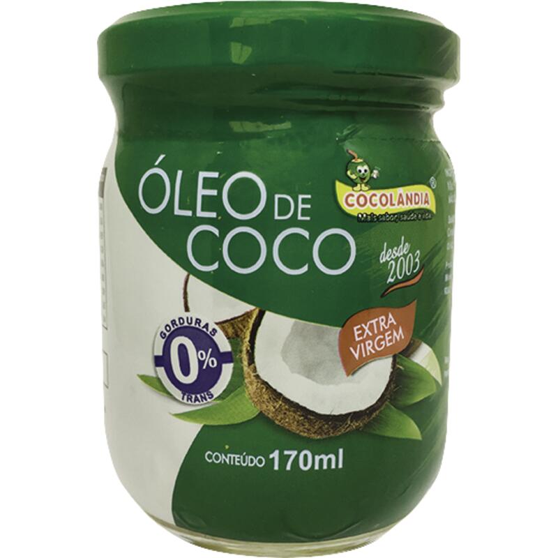 Óleo de Coco Cocolândia Extra Virgem 170ml