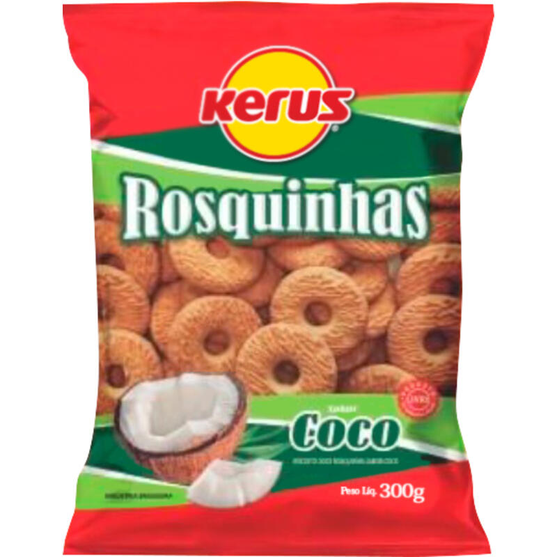 Biscoito Rosquinha Kerus Coco 300g