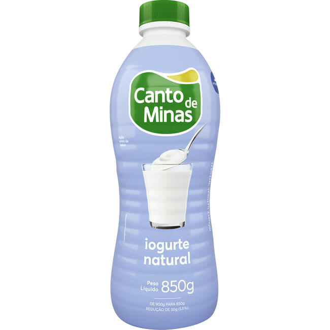 Iogurte Canto de Minas Natural 850g