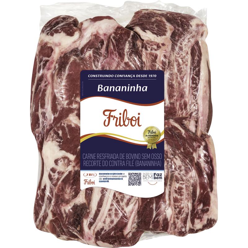 Carne Bovina Bananinha Friboi Resf Preço por quilo na peça