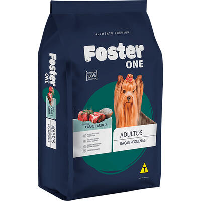 Alimento para Cães Foster One Carne Raças peq 3kg