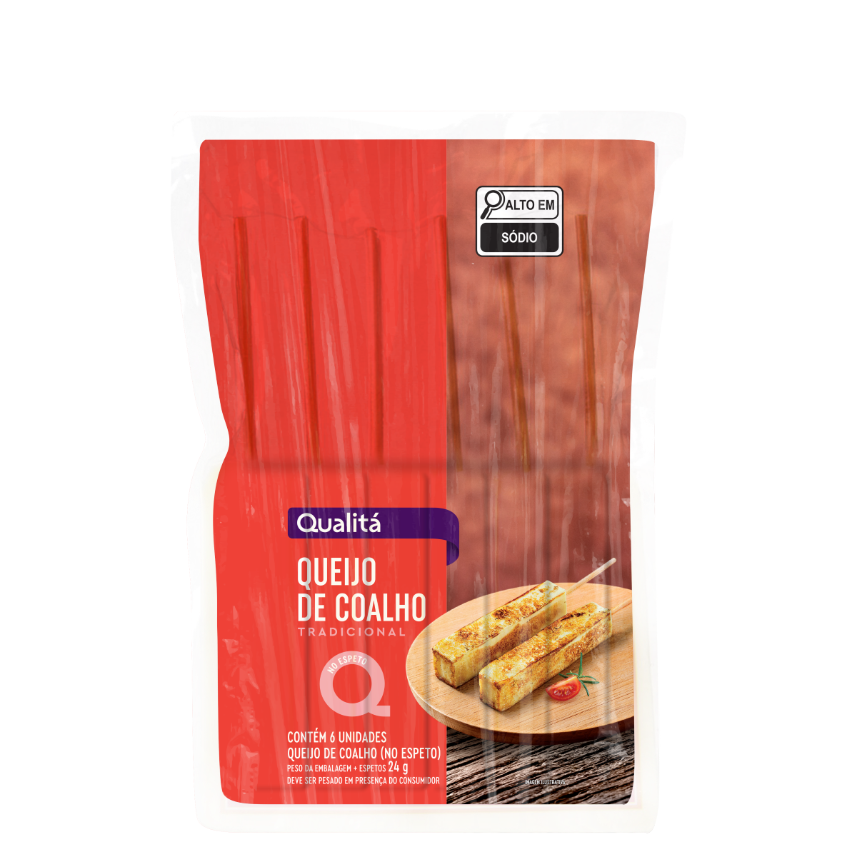Queijo Coalho Tradicional Qualitá 400g