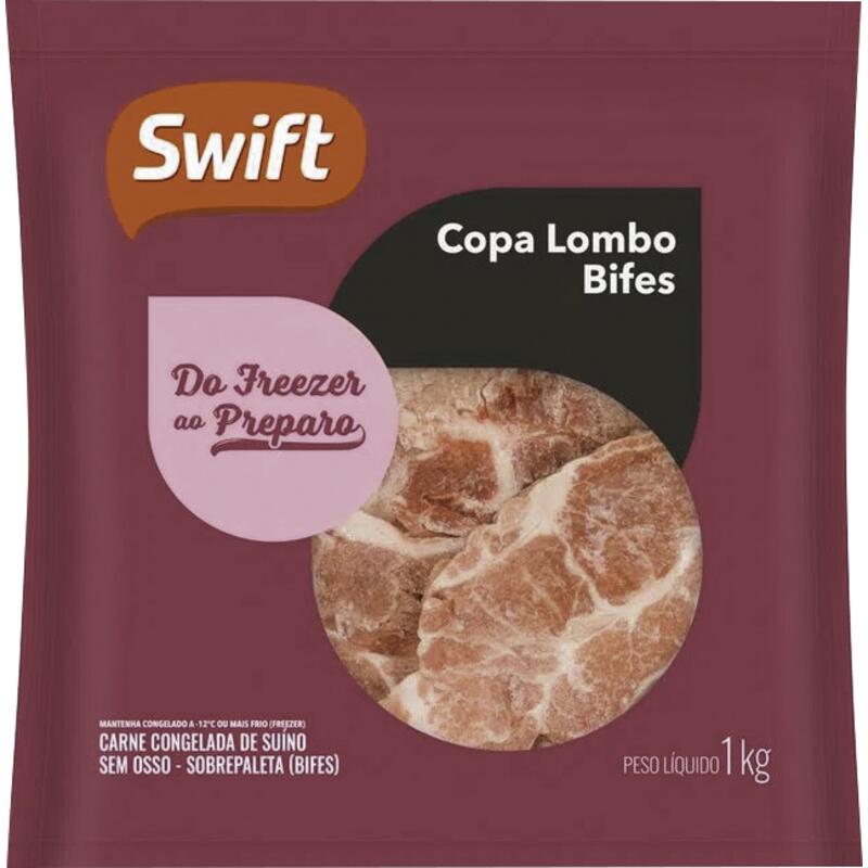 Bife De Copa Lombo Suíno SWIFT 1Kg
