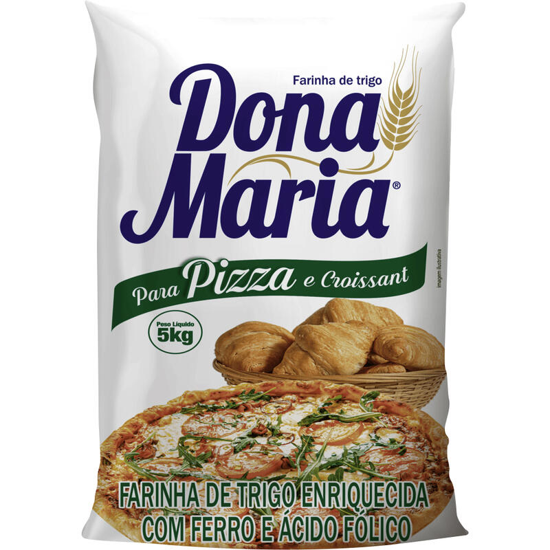 Farinha de Trigo Dona Maria Pizza e Croissant 5kg