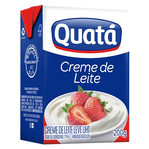 Creme Leite Quata 200g Tp