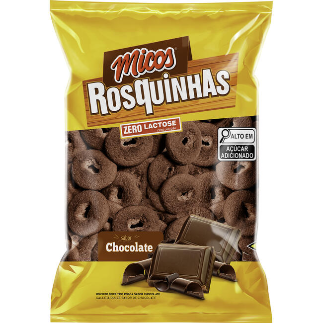 Biscoito Rosquinha Micos Chocolate 300g