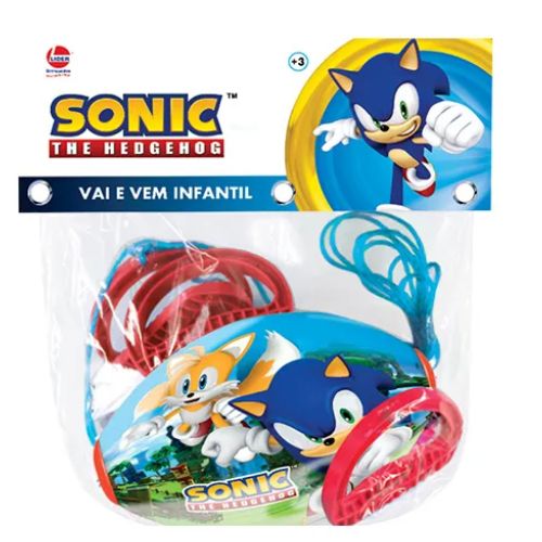 Brinquedo Vai E Vem Sonic Lider