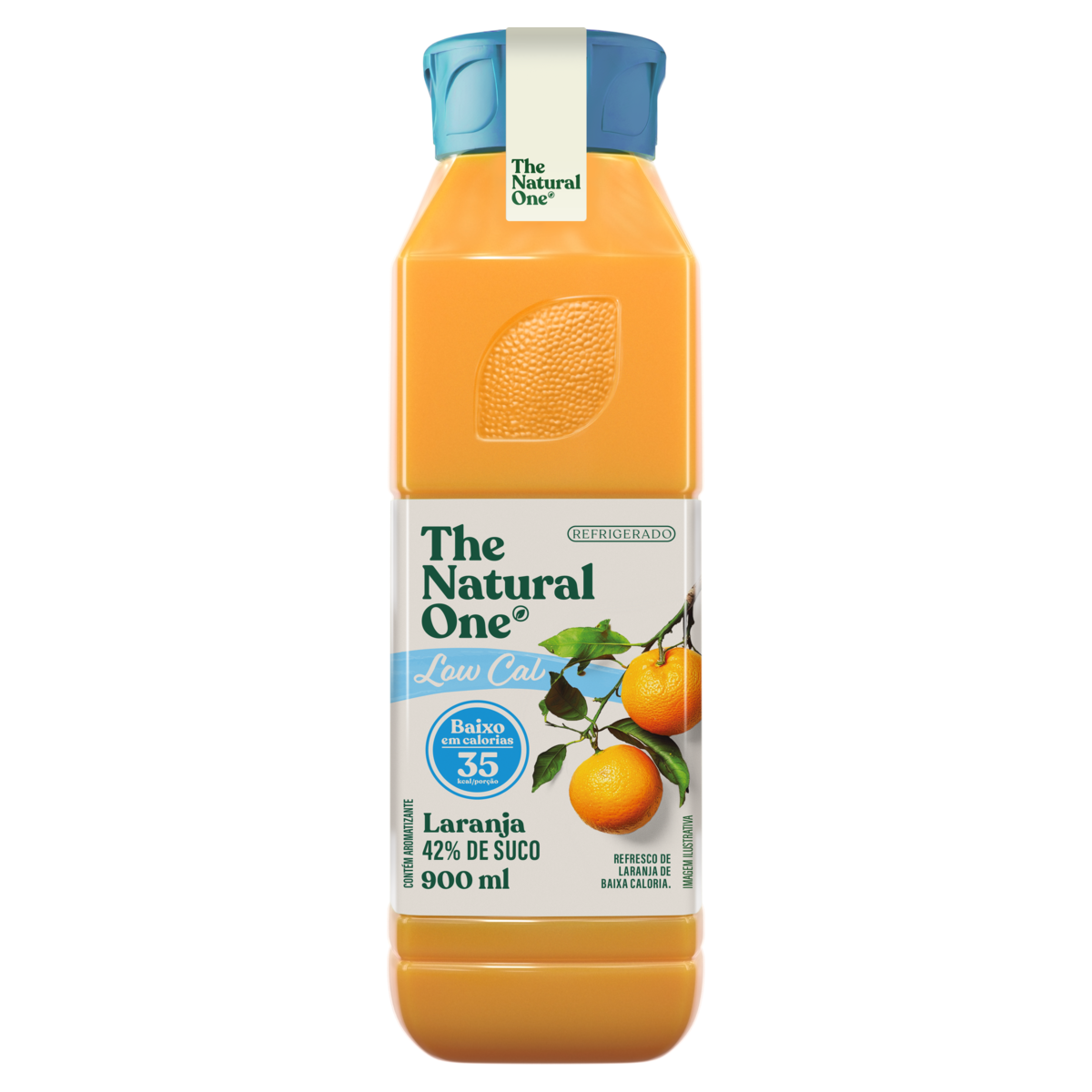 Refresco Laranja The Natural One Low Cal Refrigerado Garrafa 900ml