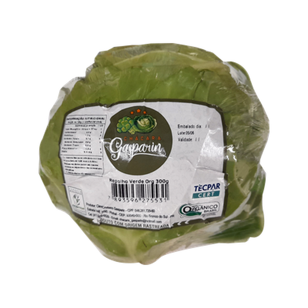 Repolho Verde Gasparin 300g - Orgânico