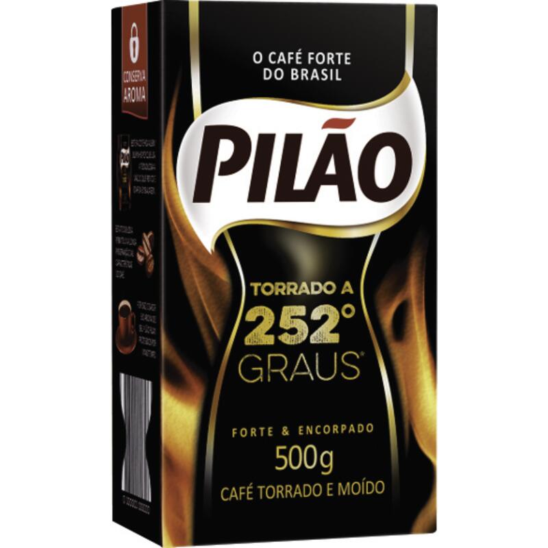 Café PILÃO Torrado a 252° Graus Forte & Encorpado 500g